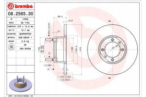 Brembo Δισκόπλακα - 08.2565.30