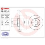 Brembo Δισκόπλακα - 08.2631.34