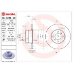 Brembo Δισκόπλακα - 08.3288.20