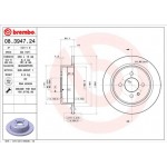 Brembo Δισκόπλακα - 08.3947.24