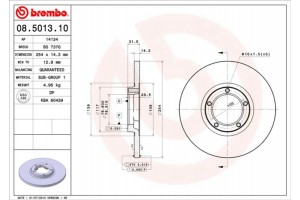 Brembo Δισκόπλακα - 08.5013.10
