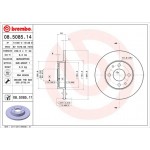 Brembo Δισκόπλακα - 08.5085.14
