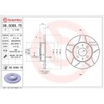 Brembo Δισκόπλακα - 08.5085.75