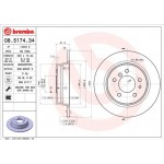 Brembo Δισκόπλακα - 08.5174.34