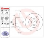 Brembo Δισκόπλακα - 08.5444.10