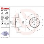 Brembo Δισκόπλακα - 08.7015.10