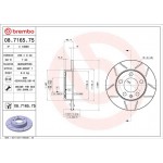 Brembo Δισκόπλακα - 08.7165.75
