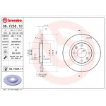 Brembo Δισκόπλακα - 08.7238.10
