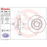 Brembo Δισκόπλακα - 08.7288.14