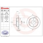 Brembo Δισκόπλακα - 08.7811.10