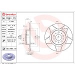 Brembo Δισκόπλακα - 08.7861.75