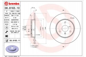Brembo Δισκόπλακα - 08.8163.10