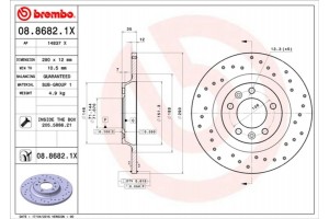 Brembo Δισκόπλακα - 08.8682.1X