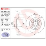 Brembo Δισκόπλακα - 08.8843.21 Brembo Δισκόπλακα - 08.8843.21