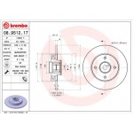 Brembo Δισκόπλακα - 08.9512.17