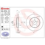 Brembo Δισκόπλακα - 08.9734.10