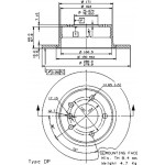 Brembo Δισκόπλακα - 08.9859.80