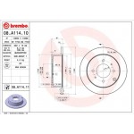 Brembo Δισκόπλακα - 08.A114.10