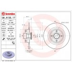 Brembo Δισκόπλακα - 08.A135.17