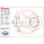 Brembo Δισκόπλακα - 08.A327.11 Brembo Δισκόπλακα - 08.A327.11