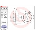 Brembo Δισκόπλακα - 08.A331.10