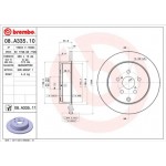 Brembo Δισκόπλακα - 08.A335.10