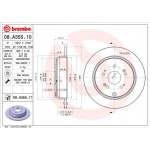 Brembo Δισκόπλακα - 08.A355.11