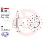Brembo Δισκόπλακα - 08.A607.11