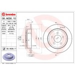 Brembo Δισκόπλακα - 08.A636.10