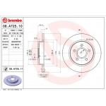 Brembo Δισκόπλακα - 08.A725.10