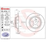 Brembo Δισκόπλακα - 08.A734.11