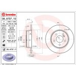 Brembo Δισκόπλακα - 08.A737.10