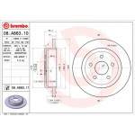 Brembo Δισκόπλακα - 08.A863.10