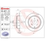 Brembo Δισκόπλακα - 08.A871.10