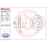 Brembo Δισκόπλακα - 08.A916.10