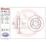 Brembo Δισκόπλακα - 08.B027.10