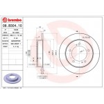 Brembo Δισκόπλακα - 08.B304.10