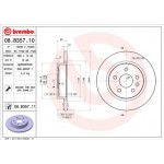 Brembo Δισκόπλακα - 08.B357.11