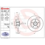 Brembo Δισκόπλακα - 08.B391.37