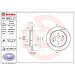 Brembo Δισκόπλακα - 08.B602.21