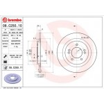 Brembo Δισκόπλακα - 08.C250.11