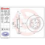 Brembo Δισκόπλακα - 08.C423.11
