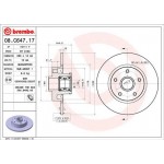 Brembo Δισκόπλακα - 08.C647.17