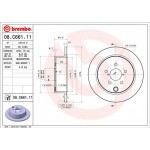 Brembo Δισκόπλακα - 08.C661.11