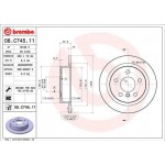 Brembo Δισκόπλακα - 08.C745.11