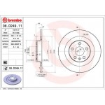 Brembo Δισκόπλακα - 08.D249.11