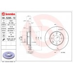 Brembo Δισκόπλακα - 09.5285.10