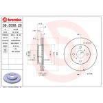 Brembo Δισκόπλακα - 09.5536.20