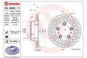 Brembo Δισκόπλακα - 09.6665.11
