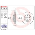 Brembo Δισκόπλακα - 09.6742.10